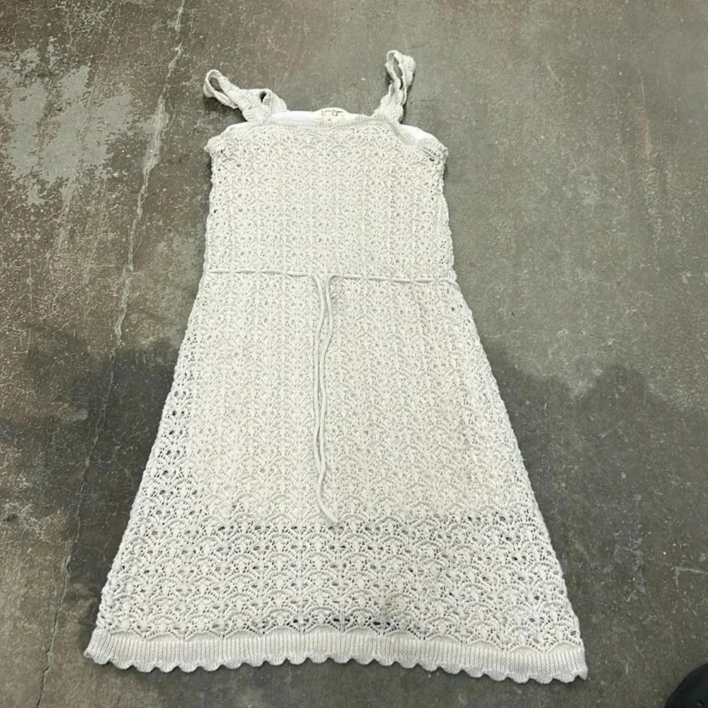 Jessica Simpson lined crochet dress